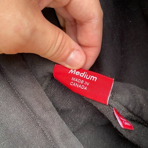 Supreme Box Logo Hoodie Sweatshirt Medium Black - Picture 11 of 12